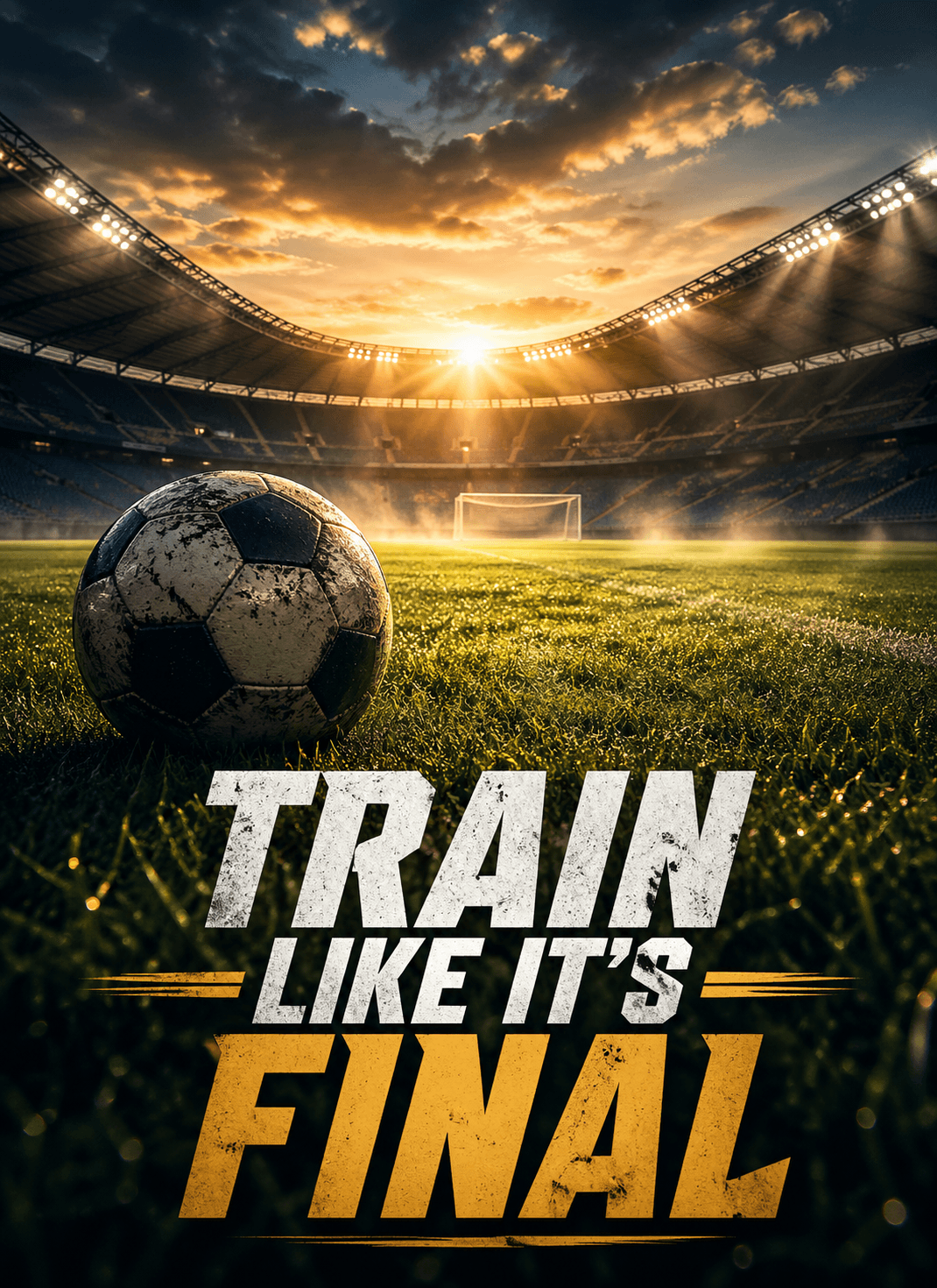 Football motivation poster printable poster preview