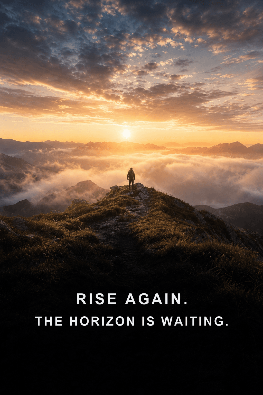 Rise again horizon poster printable poster preview